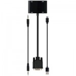 Огляд Перехідник Cablexpert VGA to HDMI/VGA+audio 3.5mm (A-VGA-HDMI-02): характеристики, відгуки, ціни.