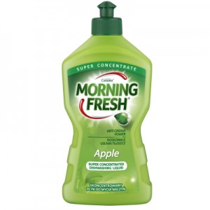 Огляд Засіб для ручного миття посуду Morning Fresh Apple 450 мл (5900998022662/5000101509636): характеристики, відгуки, ціни.