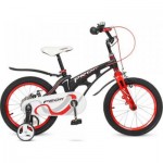Огляд Дитячий велосипед Prof1 18" Infinity Чорний з червоним (LMG18201 black/red): характеристики, відгуки, ціни.
