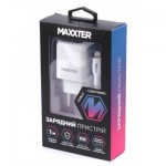 Огляд Зарядний пристрій Maxxter USB + cable USB-C to Lighting (PD 20W) (WC-PD-CtL-01): характеристики, відгуки, ціни.