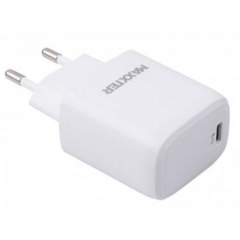 Зарядний пристрій Maxxter USB + cable USB-C to Lighting (PD 20W) (WC-PD-CtL-01)