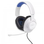 Огляд Навушники JBL Quantum 100P for PS White (JBLQ100PWHTBLU): характеристики, відгуки, ціни.