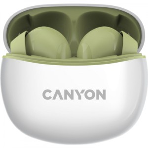 Огляд Навушники Canyon TWS-5 Green (CNS-TWS5GR): характеристики, відгуки, ціни.