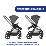 Огляд Коляска Chicco 2 в 1 Mysa Сіра (2900990849451) (87026.45.01): характеристики, відгуки, ціни.