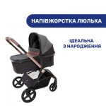 Огляд Коляска Chicco 2 в 1 Mysa Сіра (2900990849451) (87026.45.01): характеристики, відгуки, ціни.