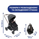 Огляд Коляска Chicco 2 в 1 Mysa Сіра (2900990849451) (87026.45.01): характеристики, відгуки, ціни.