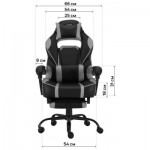 Огляд Крісло ігрове GT Racer X-2748 Dark Brown/White: характеристики, відгуки, ціни.