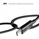 Огляд Дата кабель USB-C to USB-C 1.2.0m ABMM093BL black Armorstandart (ARM64371): характеристики, відгуки, ціни.