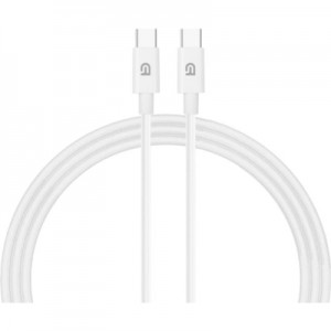 Огляд Дата кабель USB-C to USB-C 1.2.0m ABMM093L white Armorstandart (ARM64300): характеристики, відгуки, ціни.
