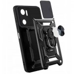 Огляд Чохол до мобільного телефона BeCover Military Infinix Hot 20 5G (X666B) Black (709094): характеристики, відгуки, ціни.