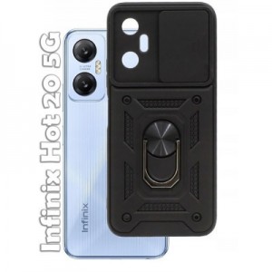 Чохол до мобільного телефона BeCover Military Infinix Hot 20 5G (X666B) Black (709094)