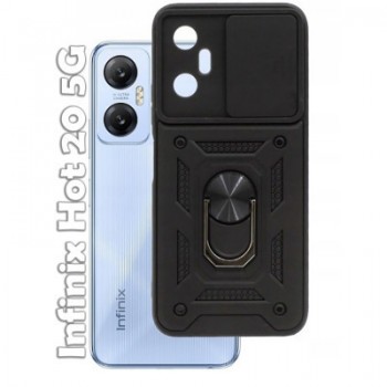 Чохол до мобільного телефона BeCover Military Infinix Hot 20 5G (X666B) Black (709094)