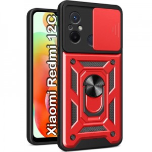 Чохол до мобільного телефона BeCover Military Xiaomi Redmi 12C Red (709168)