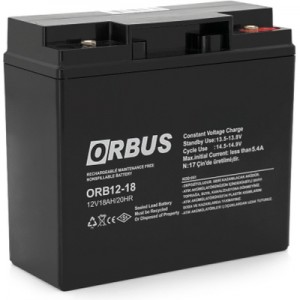 Огляд Батарея до ДБЖ Orbus ORB1218 AGM 12V 18Ah (ORB1218): характеристики, відгуки, ціни.