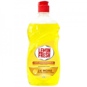 Огляд Засіб для ручного миття посуду Lemon Fresh Сицилійський лимон 500 мл (4820167000219): характеристики, відгуки, ціни.
