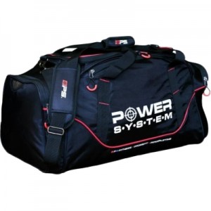 Огляд Дорожня сумка Power System PS-7010 Gym Bag Magna Чорно-Червона (7010BR-4): характеристики, відгуки, ціни.