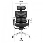 Огляд Офісне крісло GT Racer X-782 Black (X-782 Black (W-21)): характеристики, відгуки, ціни.