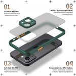 Огляд Чохол до мобільного телефона Armorstandart Frosted Matte Xiaomi Redmi 12 4G Dark Green (ARM68552): характеристики, відгуки, ціни.