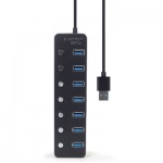 Огляд Концентратор Gembird USB 3.0 7 ports (UHB-U3P7P-01): характеристики, відгуки, ціни.