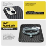 Огляд Чохол до мобільного телефона Armorstandart LikeCarbon MagCase Apple iPhone 15 Plus Black (ARM69292): характеристики, відгуки, ціни.