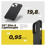 Огляд Чохол до мобільного телефона Armorstandart LikeCarbon MagCase Apple iPhone 15 Plus Black (ARM69292): характеристики, відгуки, ціни.