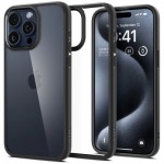 Огляд Чохол до мобільного телефона Spigen Apple iPhone 15 Pro Max Ultra Hybrid Matte Black (ACS06570): характеристики, відгуки, ціни.