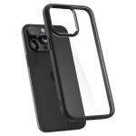 Огляд Чохол до мобільного телефона Spigen Apple iPhone 15 Pro Max Ultra Hybrid Matte Black (ACS06570): характеристики, відгуки, ціни.