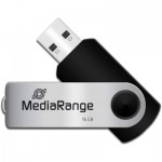 Огляд USB флеш накопичувач Mediarange 16GB Black/Silver USB 2.0 (MR910): характеристики, відгуки, ціни.