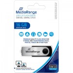 Огляд USB флеш накопичувач Mediarange 16GB Black/Silver USB 2.0 (MR910): характеристики, відгуки, ціни.