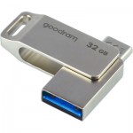 Огляд USB флеш накопичувач Goodram 32GB ODA3 Silver USB 3.0 / Type-C (ODA3-0320S0R11): характеристики, відгуки, ціни.