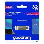 Огляд USB флеш накопичувач Goodram 32GB ODA3 Silver USB 3.0 / Type-C (ODA3-0320S0R11): характеристики, відгуки, ціни.