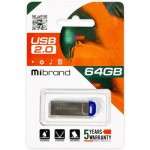 Огляд USB флеш накопичувач Mibrand 64GB Falcon Silver-Blue USB 2.0 (MI2.0/FA64U7U): характеристики, відгуки, ціни.