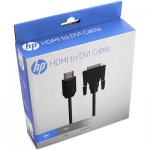 Огляд Кабель мультимедійний HDMI to DVI 1.5m 24M 4K60HZ HP (DHC-HD05-1.5M): характеристики, відгуки, ціни.