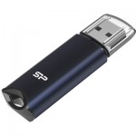 Огляд USB флеш накопичувач Silicon Power 64GB Marvel M02 Aluminum Blue USB 3.2 (SP064GBUF3M02V1B): характеристики, відгуки, ціни.