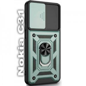 Чохол до мобільного телефона BeCover Military Nokia C31 Dark Green (709988)