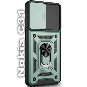 Чохол до мобільного телефона BeCover Military Nokia C31 Dark Green (709988)