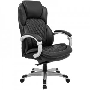 Офісне крісло Richman Преміо Пластик Річ Synchro Шкіра Спліт Чорна (R00000042321)