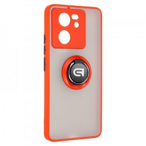 Чохол до мобільного телефона Armorstandart Frosted Matte Ring Xiaomi 13T / 13T Pro Red (ARM72720)
