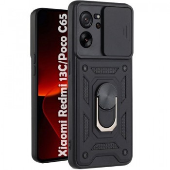 Чохол до мобільного телефона BeCover Military Xiaomi Redmi 13C / Poco C65 Black (710561)