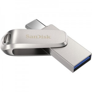 Огляд USB флеш накопичувач SanDisk 1TB Ultra Dual Luxe Silver USB 3.2/Type-C (SDDDC4-1T00-G46): характеристики, відгуки, ціни.