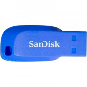 Огляд USB флеш накопичувач SanDisk 32GB Cruzer Blade Electric Blue USB 2.0 (SDCZ50C-032G-B35BE): характеристики, відгуки, ціни.