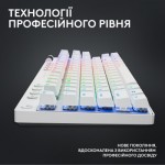 Огляд Клавіатура Logitech G PRO X TKL Lightspeed Tactile USB UA White (920-012148): характеристики, відгуки, ціни.