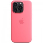 Огляд Чохол до мобільного телефона Apple iPhone 15 Pro Silicone Case with MagSafe - Pink,Model A3125 (MWNJ3ZM/A): характеристики, відгуки, ціни.