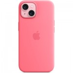 Огляд Чохол до мобільного телефона Apple iPhone 15 Silicone Case with MagSafe Pink, Model A3123 (MWN93ZM/A): характеристики, відгуки, ціни.