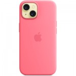 Огляд Чохол до мобільного телефона Apple iPhone 15 Silicone Case with MagSafe Pink, Model A3123 (MWN93ZM/A): характеристики, відгуки, ціни.