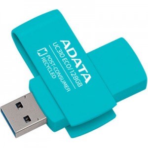 Огляд USB флеш накопичувач ADATA 128GB UC310 Eco Green USB 3.2 (UC310E-128G-RGN): характеристики, відгуки, ціни.