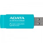 Огляд USB флеш накопичувач ADATA 256GB UC310 Eco Green USB 3.2 (UC310E-256G-RGN): характеристики, відгуки, ціни.