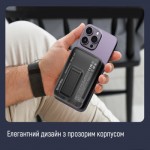 Огляд Батарея універсальна ColorWay 10 000 mAh 15W MagSafe (USB QC3.0 + USB-C PD 22.5W) (CW-PB100LPA3BK-WPDD): характеристики, відгуки, ціни.