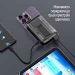 Огляд Батарея універсальна ColorWay 10 000 mAh 15W MagSafe (USB QC3.0 + USB-C PD 22.5W) (CW-PB100LPA3BK-WPDD): характеристики, відгуки, ціни.