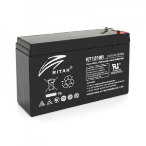 Огляд Батарея до ДБЖ Ritar AGM RT1250, 12V-5Ah (RT1250BL): характеристики, відгуки, ціни.